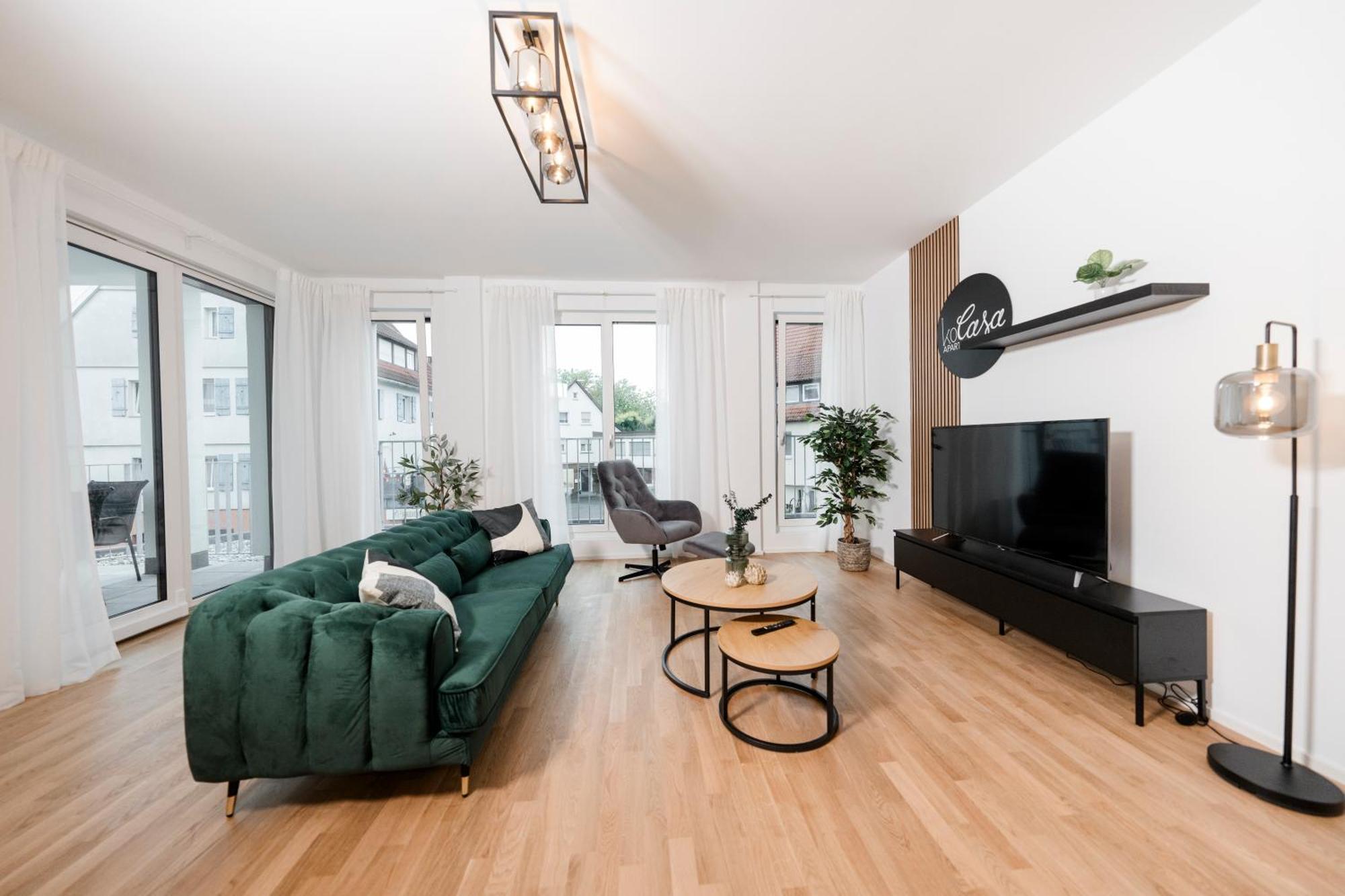Kocasa-Apartments 01, City-Center Boeblingen, Stellplatz, Balkon, Waipu-Tv Bagian luar foto